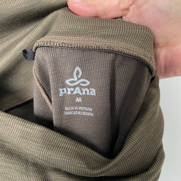 Prana Brown High Waisted Pocket Leggings Athleisure Activewear Size Women's M - Picture 11 of 11